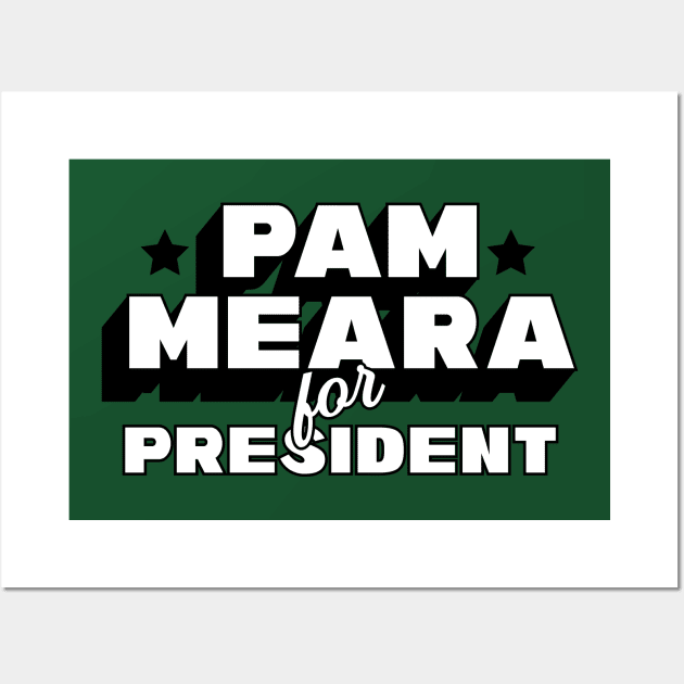 Pam for Pres Tee Wall Art by lbergerdesign